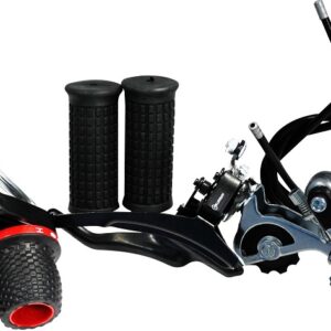 JUEGO DE CAMBIOS MTB GRIP SHIFT 6/7VEL Q25+H25+K22 ACERO/PLA