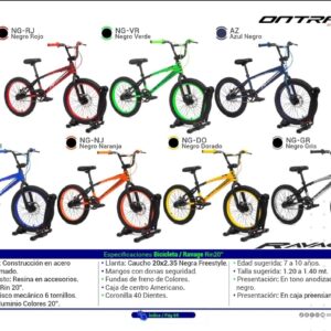 BICICLETA ON-TRAIL RAVAGE 20 BMX
