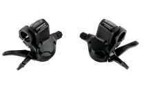 PALANCAS DER/IZQ ONTRAIL FREEBIKE, 3X7VEL CON FUNDAS