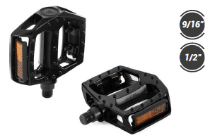 PEDAL BMX ALUMINIO FEIMIN FP-965 9/16 NEGRO